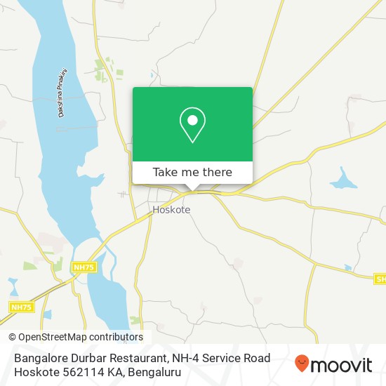 Bangalore Durbar Restaurant, NH-4 Service Road Hoskote 562114 KA map