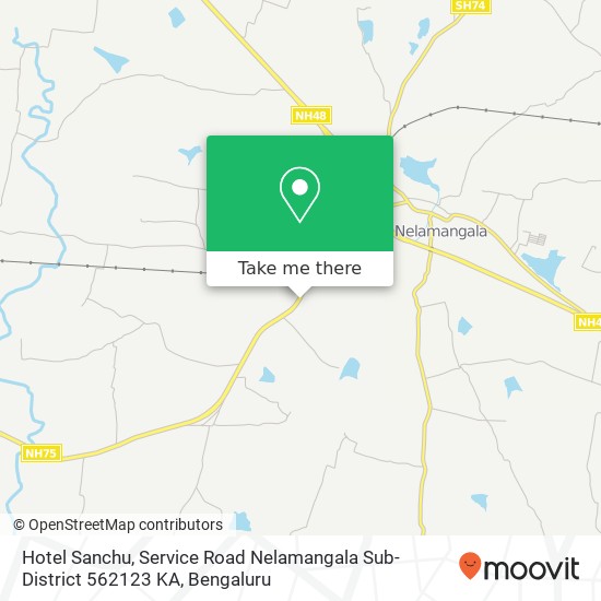 Hotel Sanchu, Service Road Nelamangala Sub-District 562123 KA map