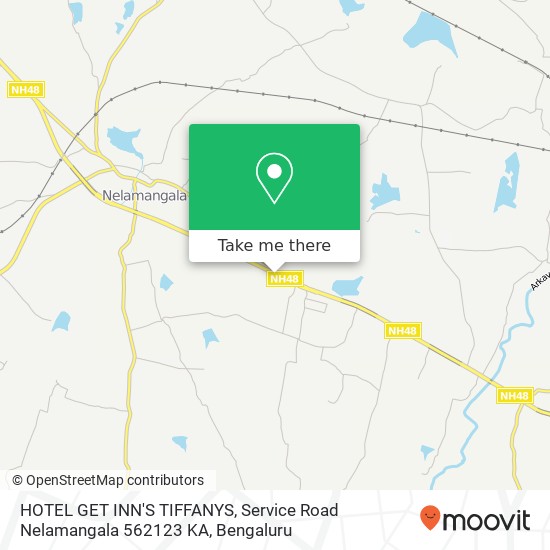 HOTEL GET INN'S TIFFANYS, Service Road Nelamangala 562123 KA map