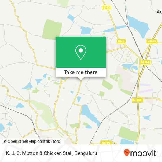 K. J. C. Mutton & Chicken Stall, Vidyaranyapura Main Road Bengaluru KA map