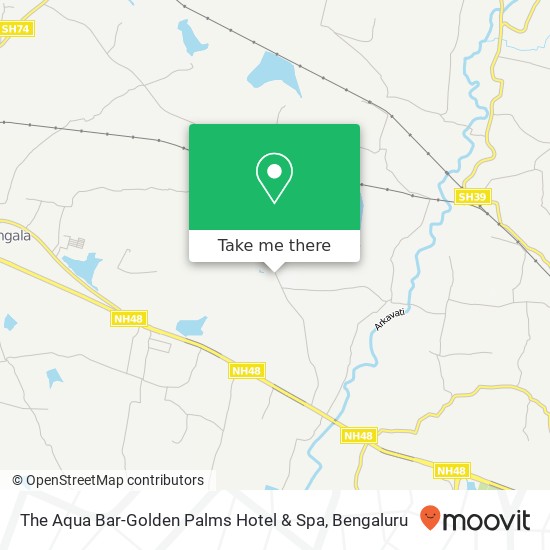 The Aqua Bar-Golden Palms Hotel & Spa, Bengaluru 562123 KA map
