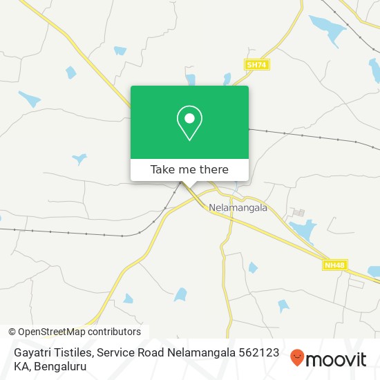 Gayatri Tistiles, Service Road Nelamangala 562123 KA map