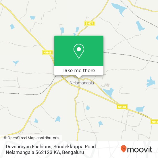 Devnarayan Fashions, Sondekkoppa Road Nelamangala 562123 KA map