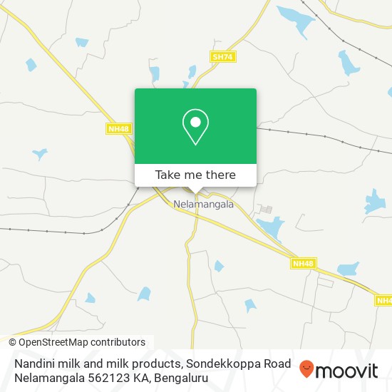 Nandini milk and milk products, Sondekkoppa Road Nelamangala 562123 KA map