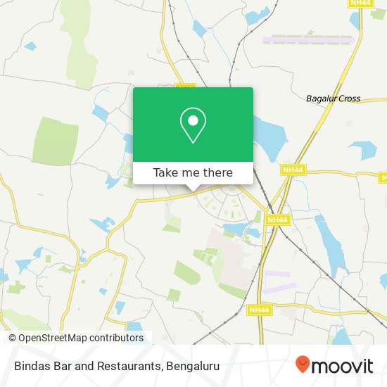 Bindas Bar and Restaurants, Dairy Circle Bengaluru 560064 KA map