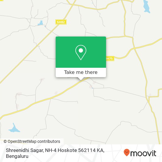 Shreenidhi Sagar, NH-4 Hoskote 562114 KA map