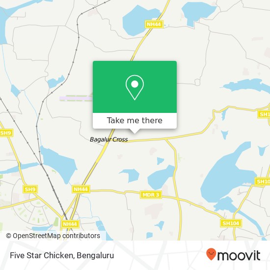 Five Star Chicken, 1st Main Road Bengaluru 560063 KA map