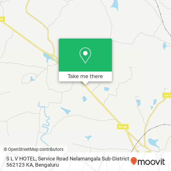 S L V HOTEL, Service Road Nelamangala Sub-District 562123 KA map