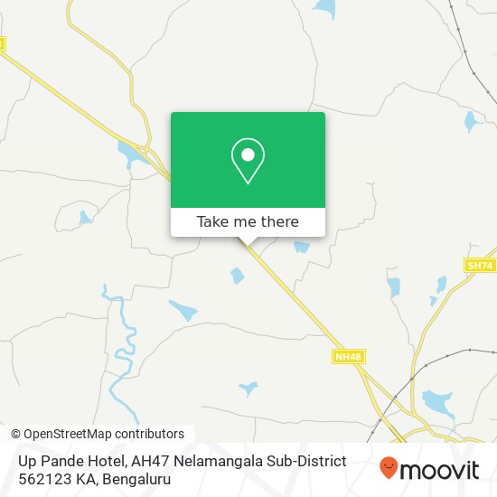 Up Pande Hotel, AH47 Nelamangala Sub-District 562123 KA map