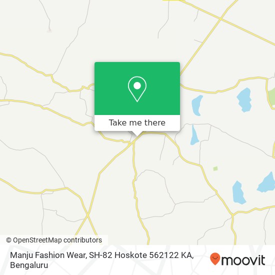 Manju Fashion Wear, SH-82 Hoskote 562122 KA map