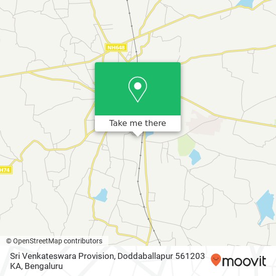 Sri Venkateswara Provision, Doddaballapur 561203 KA map