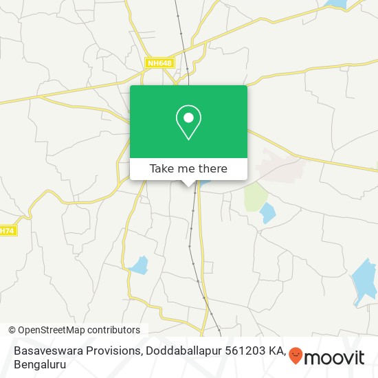 Basaveswara Provisions, Doddaballapur 561203 KA map