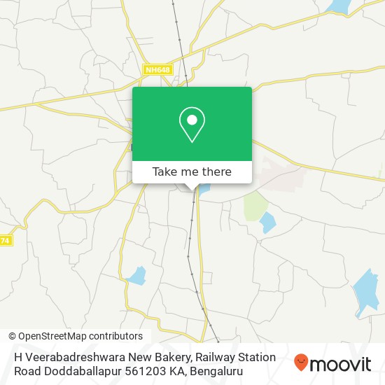 H Veerabadreshwara New Bakery, Railway Station Road Doddaballapur 561203 KA map