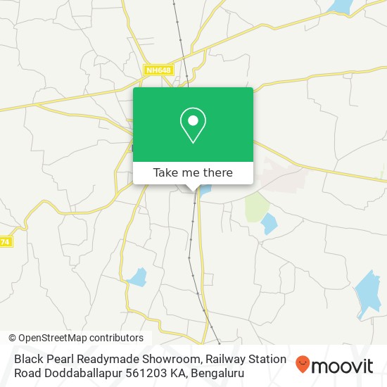 Black Pearl Readymade Showroom, Railway Station Road Doddaballapur 561203 KA map