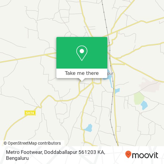 Metro Footwear, Doddaballapur 561203 KA map