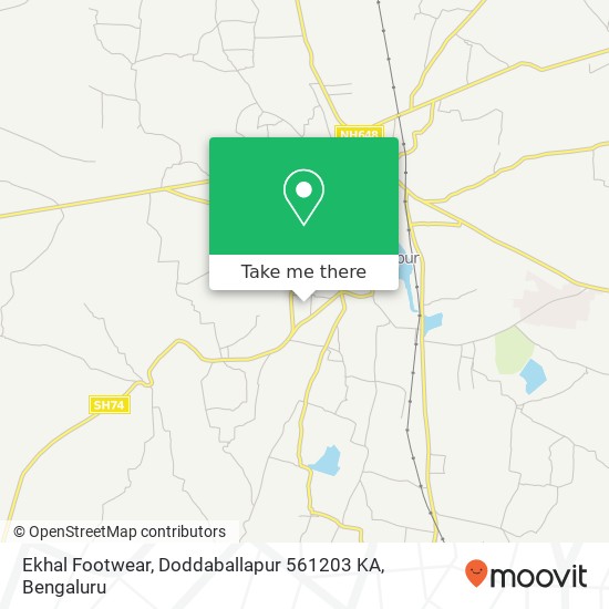 Ekhal Footwear, Doddaballapur 561203 KA map