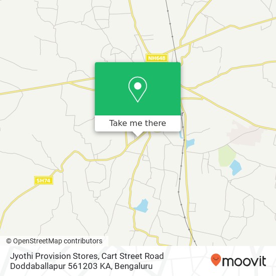 Jyothi Provision Stores, Cart Street Road Doddaballapur 561203 KA map