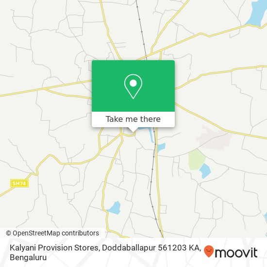 Kalyani Provision Stores, Doddaballapur 561203 KA map