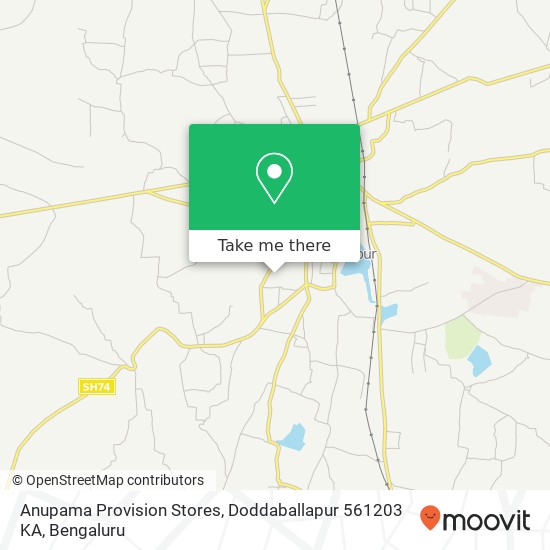 Anupama Provision Stores, Doddaballapur 561203 KA map