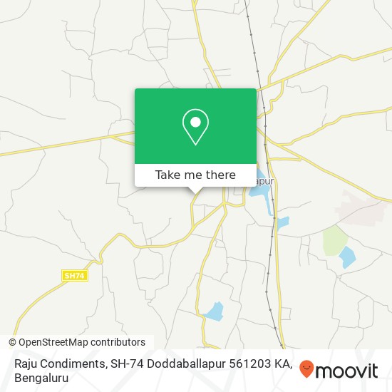 Raju Condiments, SH-74 Doddaballapur 561203 KA map