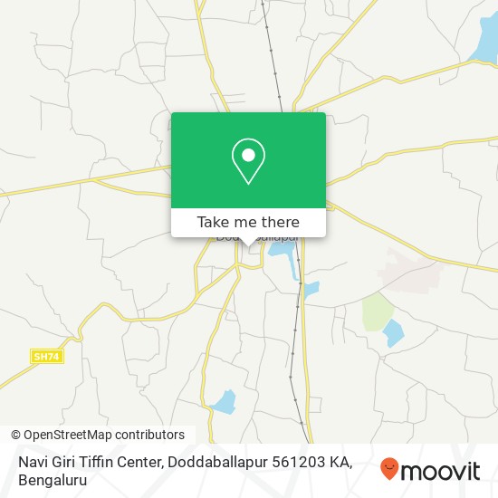 Navi Giri Tiffin Center, Doddaballapur 561203 KA map