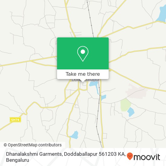 Dhanalakshmi Garments, Doddaballapur 561203 KA map