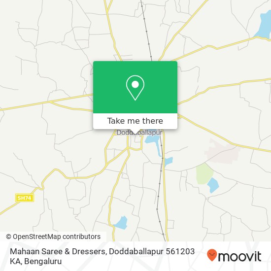 Mahaan Saree & Dressers, Doddaballapur 561203 KA map