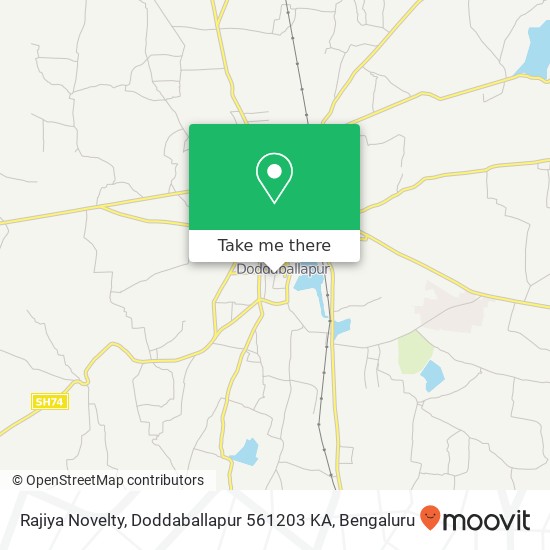 Rajiya Novelty, Doddaballapur 561203 KA map