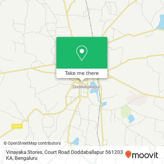 Vinayaka Stores, Court Road Doddaballapur 561203 KA map