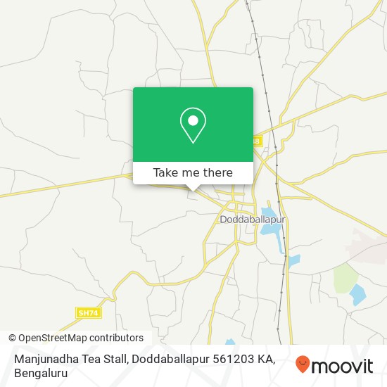 Manjunadha Tea Stall, Doddaballapur 561203 KA map