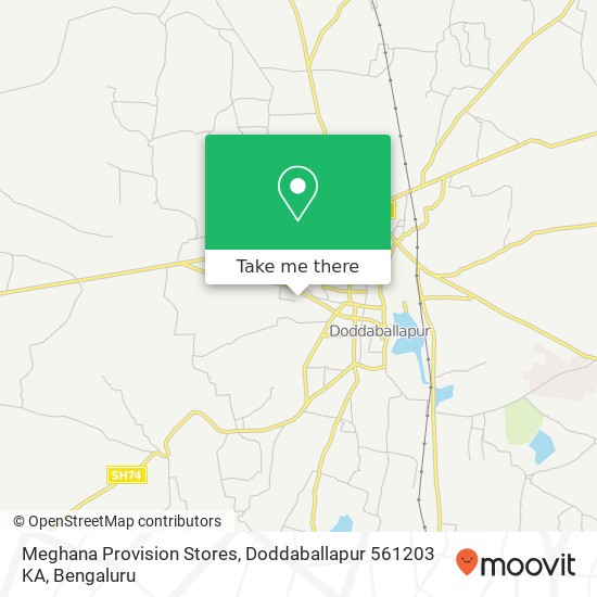 Meghana Provision Stores, Doddaballapur 561203 KA map