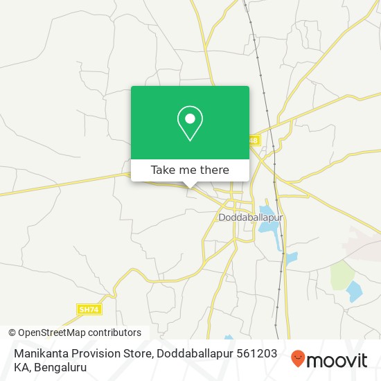 Manikanta Provision Store, Doddaballapur 561203 KA map