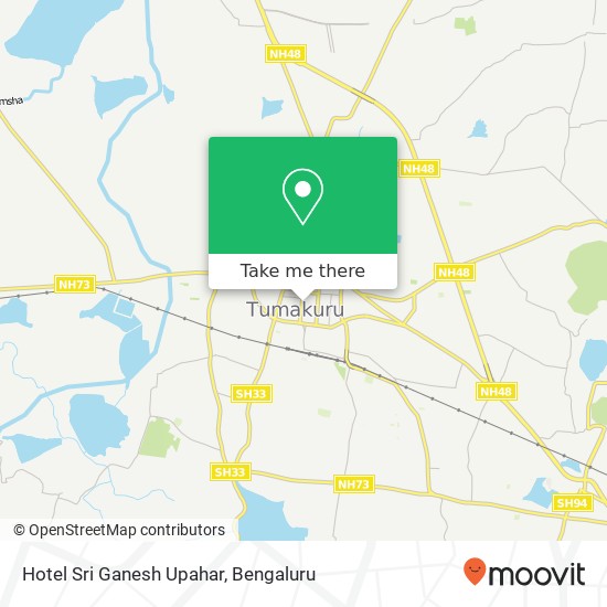 Hotel Sri Ganesh Upahar, Tumkur 572101 KA map