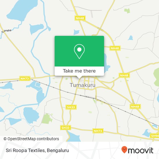 Sri Roopa Textiles, J C Road Tumakuru 572101 KA map