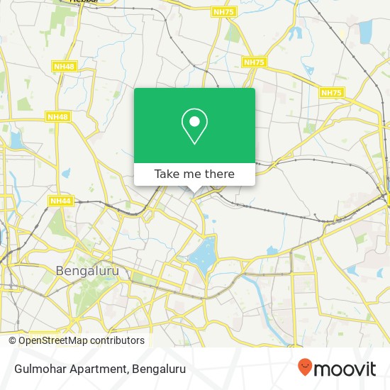 Gulmohar Apartment map