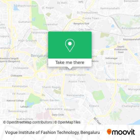 Vogue Institute of Fashion Technology map