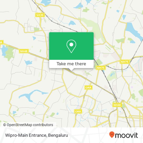 Wipro-Main Entrance map