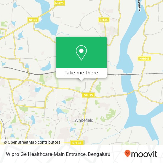 Wipro Ge Healthcare-Main Entrance map