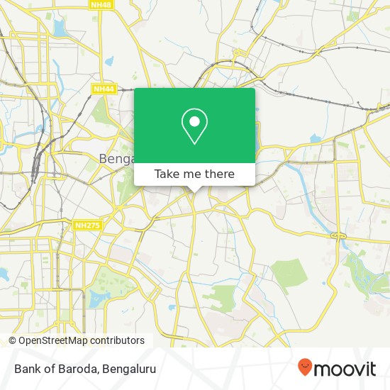 Bank of Baroda map