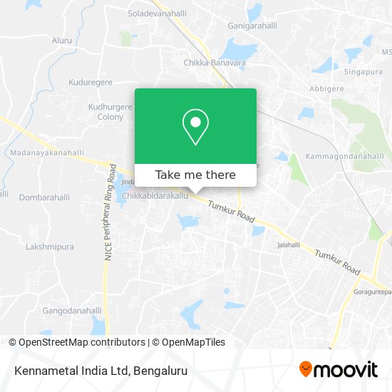 Kennametal India Ltd map