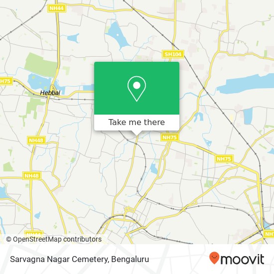 Sarvagna Nagar Cemetery map