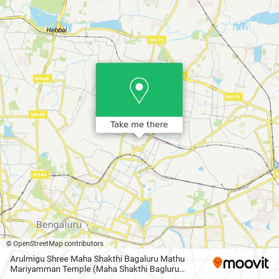 Arulmigu Shree Maha Shakthi Bagaluru Mathu Mariyamman Temple (Maha Shakthi Bagluru Mariyaman Tmpl) map