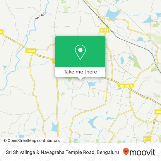 Sri Shivalinga & Navagraha Temple Road map