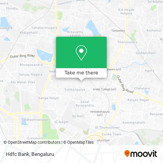 Hdfc Bank map