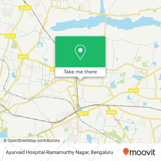 Ayurvaid Hospital-Ramamurthy Nagar map