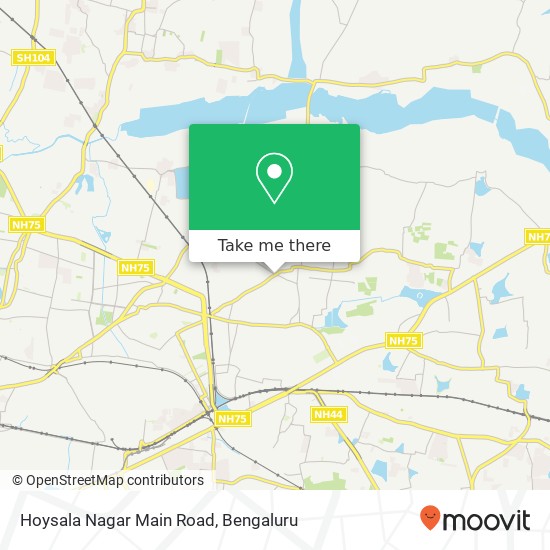 Hoysala Nagar Main Road map