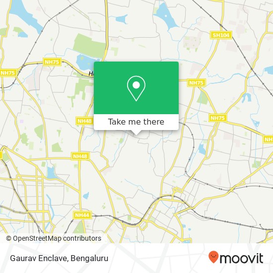 Gaurav Enclave map