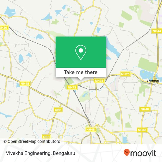 Vivekha Engineering map