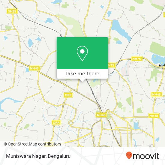 Muniswara Nagar map