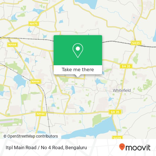 Itpl Main Road / No 4 Road map